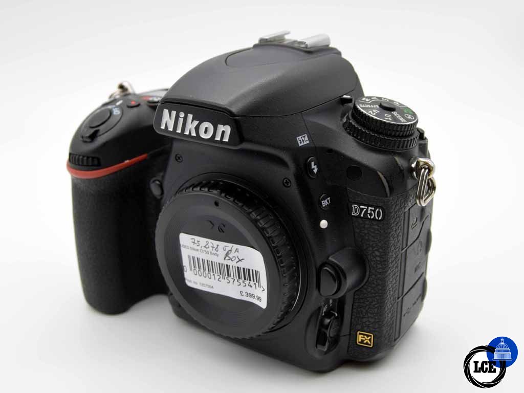 Nikon D750 Body (75,878 Shutter Actuations) 