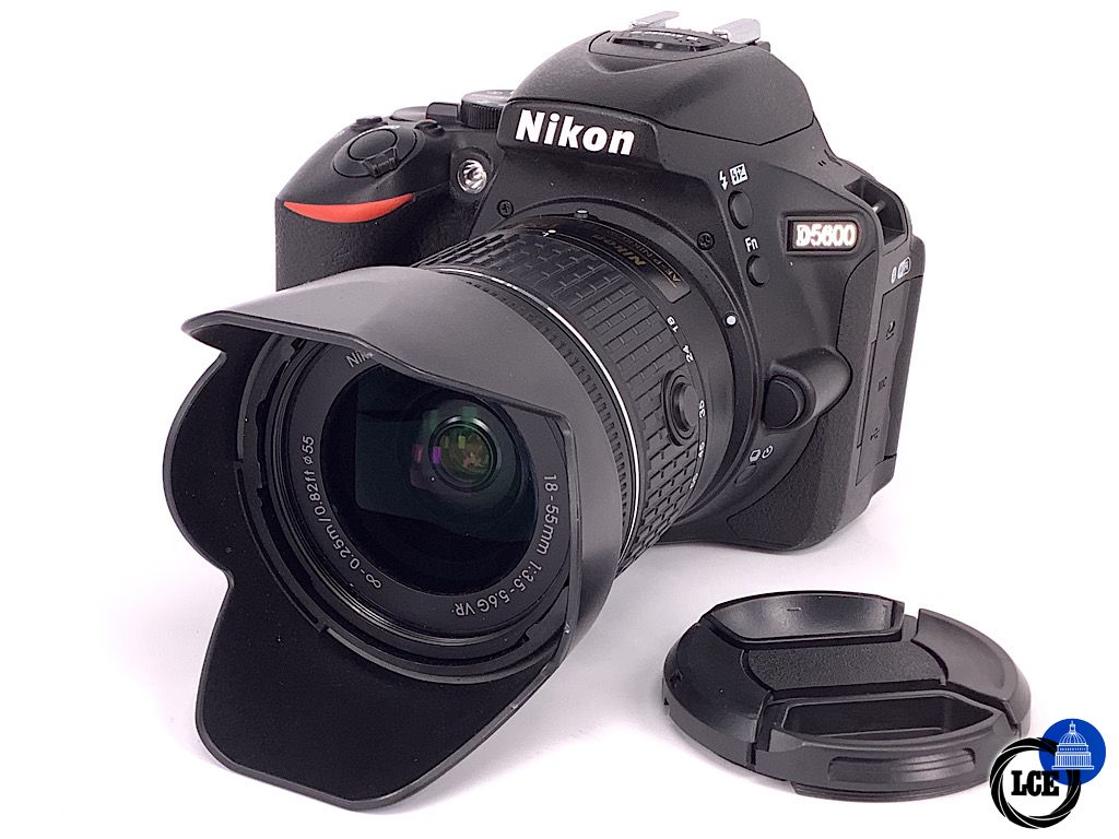 Nikon D5600 + AF-P 18-55mm VR / only 600 shutter count 