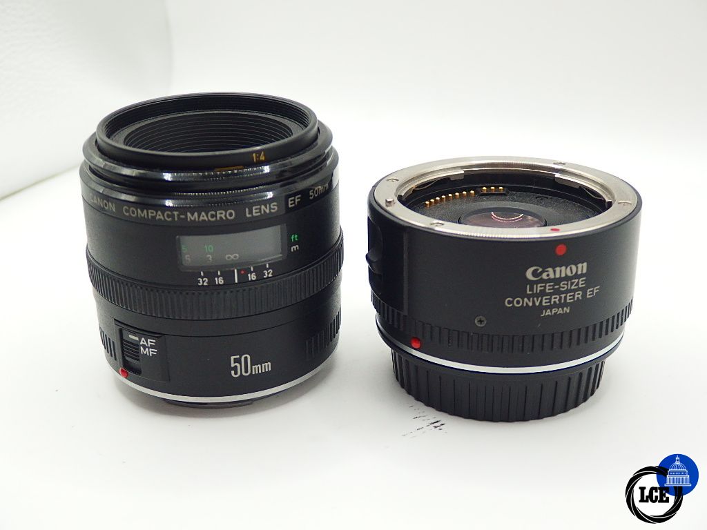 Canon EF 50mm Macro F2.5 with Life Size Converter