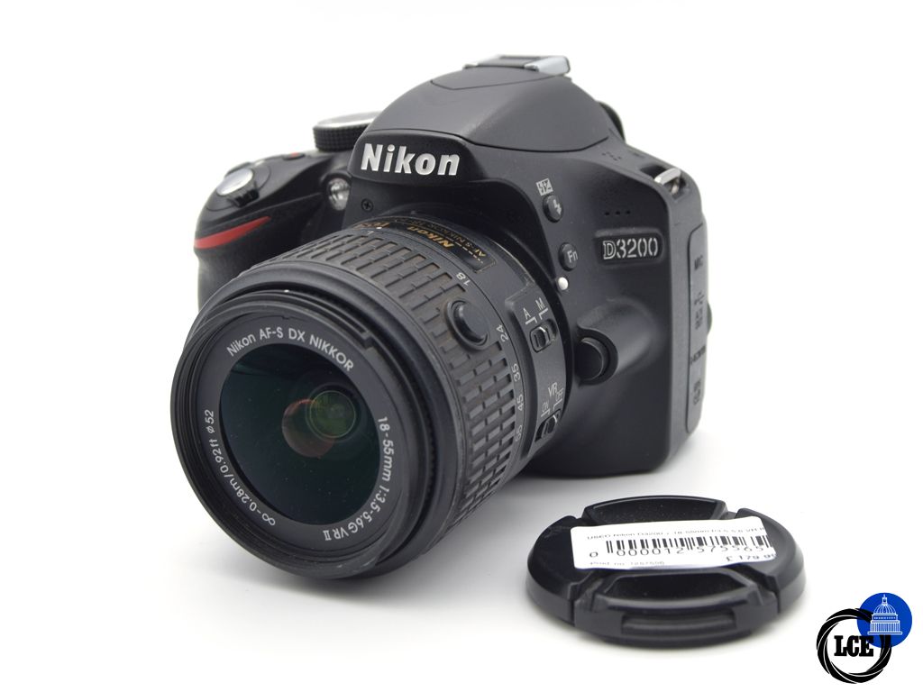 Nikon D3200 + 18-55mm f/3.5-5.6 VR III