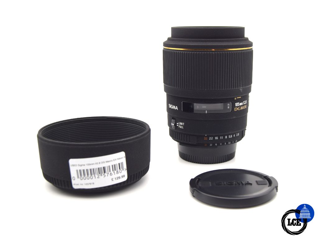 Sigma 105mm f/2.8 DG Macro Nikon Fit Sigma 105mm f/2.8 DG Macro Nikon Fit