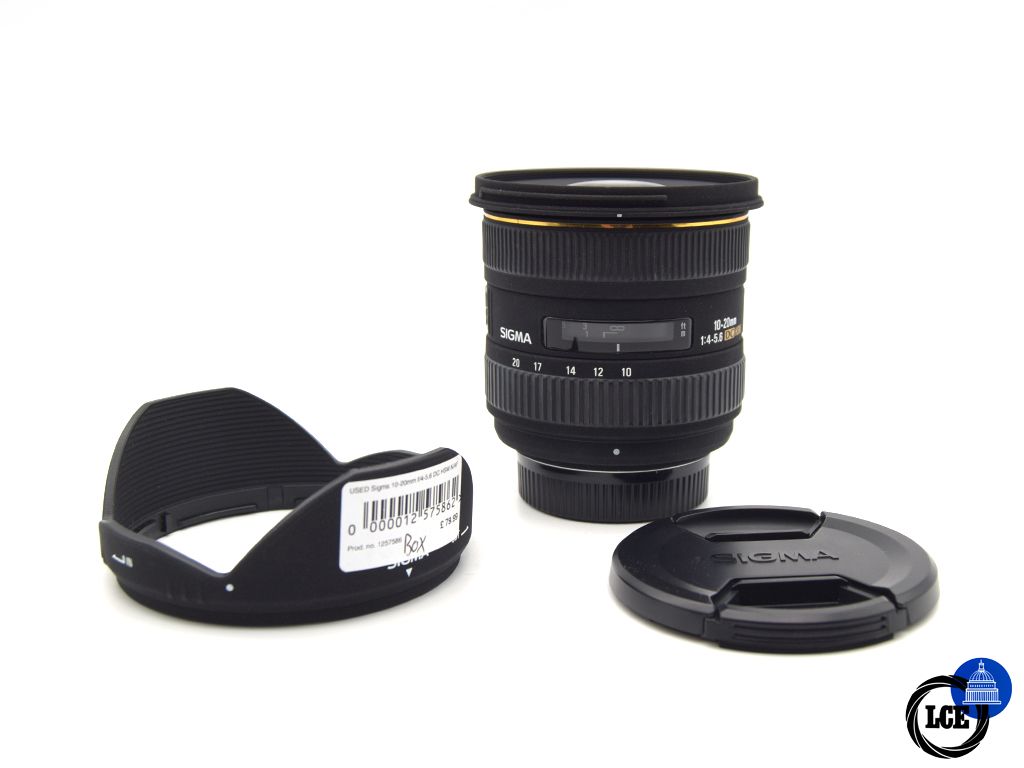 Sigma EX 10-20mm f/4-5.6 DC HSM Nikon Fit Sigma EX 10-20mm f/4-5.6 DC HSM Nikon Fit