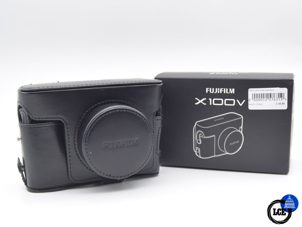 FujiFilm LC-X100V Black Leather Case