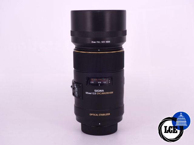 Sigma 105mm F2.8 DG Macro HSM OS Nikon F Mount