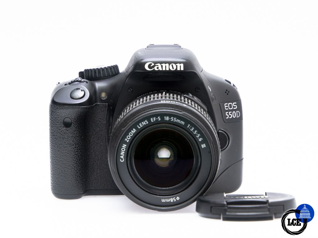 Canon EOS 550D + 18-55mm III 