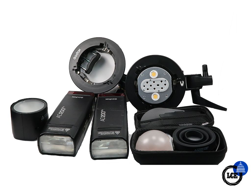 Godox AD200 studio kit (items in description)