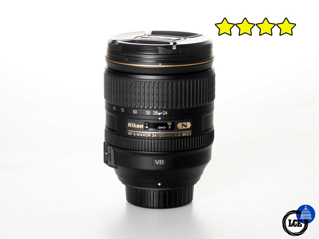 Nikon 24-120mm f4 G ED VR N AF-S (with Hood)