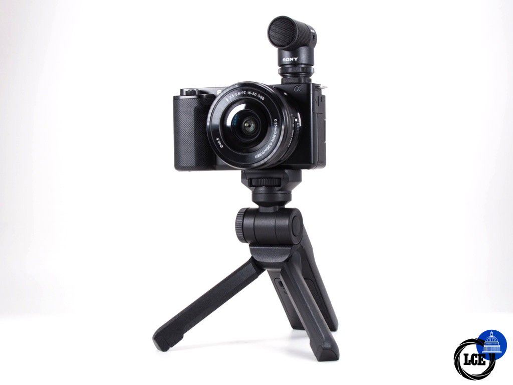 Sony ZV-E10, 16-50mm, GP-VPT2B Grip & ECM-G1 Mic
