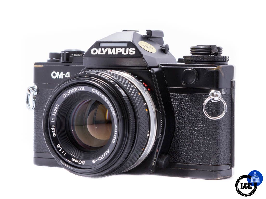 Olympus OM-4 Black + Zuiko 50mm f1.8 Auto-S