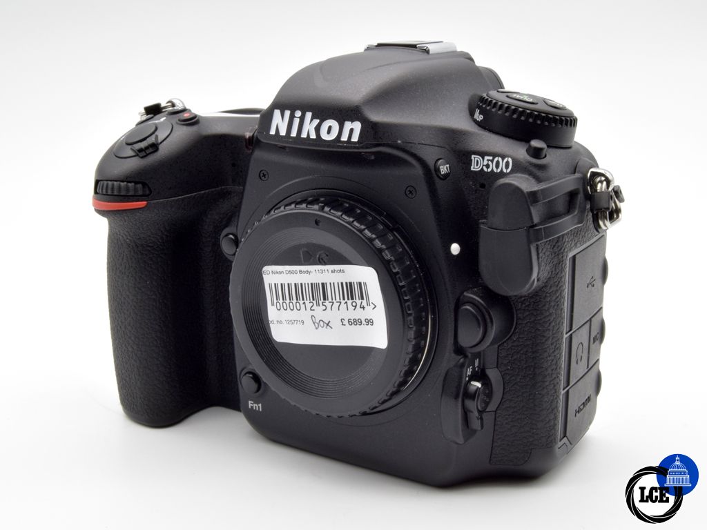 Nikon D500 Body (11,311 Shutter Actuations)  Nikon D500 Body (11,311 Shutter Actuations)