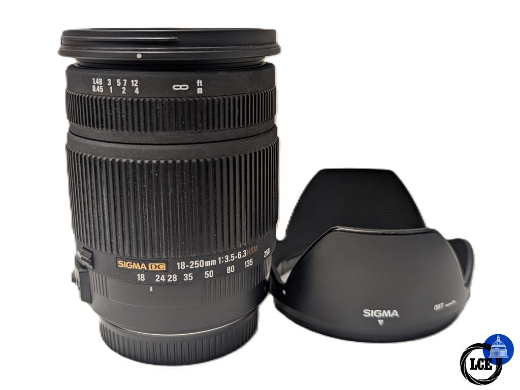 Sigma 18-250mm f3.5-6.3 DC OS HSM Canon EF-S Fit