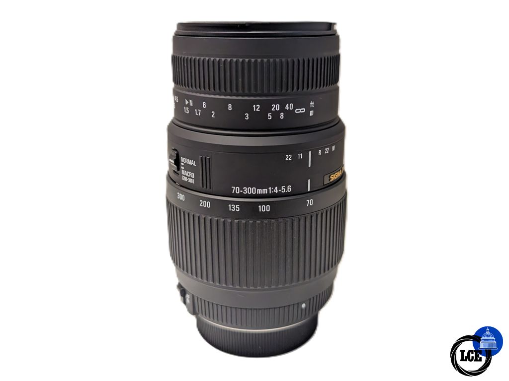 Sigma 70-300mm F4-5.6 DG Macro Nikon F Fit 