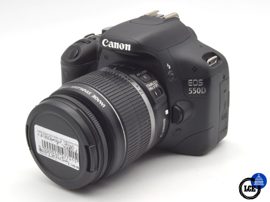 Cactus 550D+ EF-S 18-55mm f/3.5-5.6 IS 