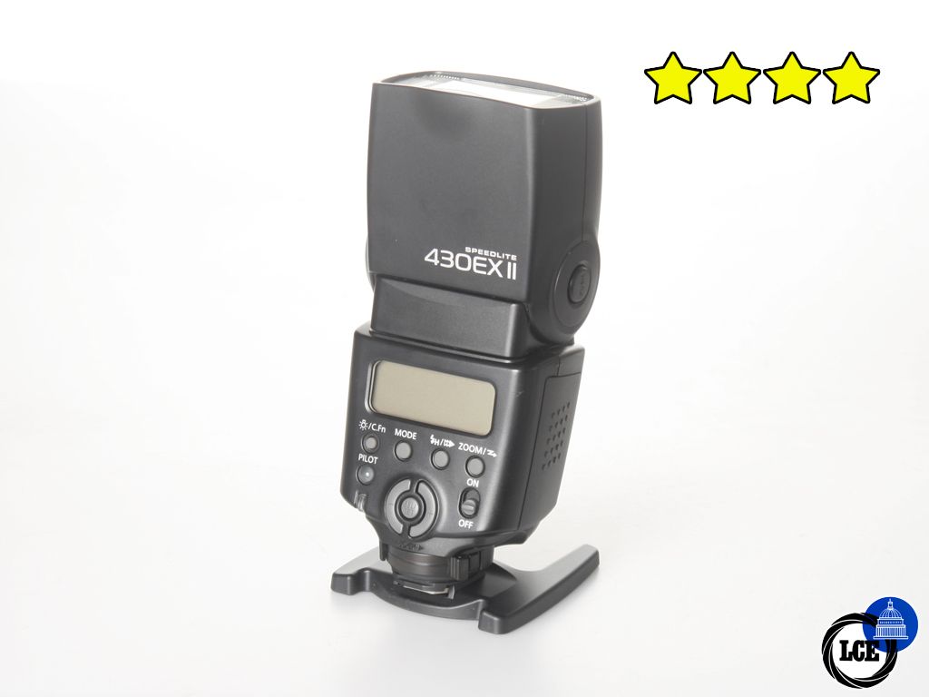 Canon Speedlite 430EX II (BOXED) with Case and Stand