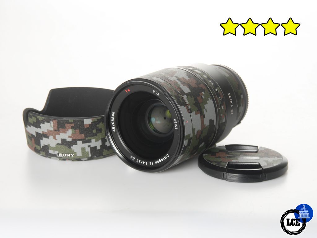 Sony FE 35mm f/1.4 Zeiss Distagon T* (with Hood)