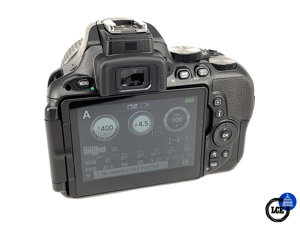 Nikon D5500 + 18-55mm VR *less than 3,500 shutter count