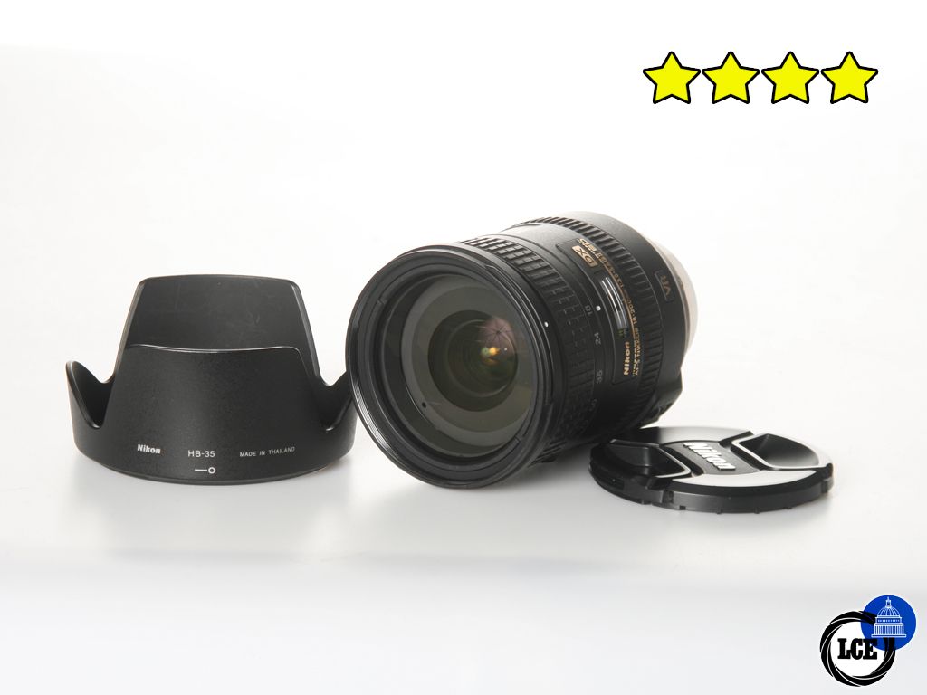Nikon 18-200mm f3.5-5.6 G II VR ED DX AF-S (with Hood)
