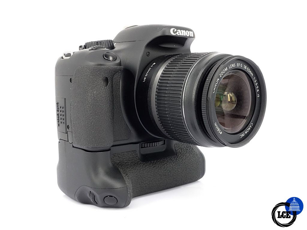 Canon EOS 550D + EF 18-55mm + BG-E8 Grip - Boxed | 4*