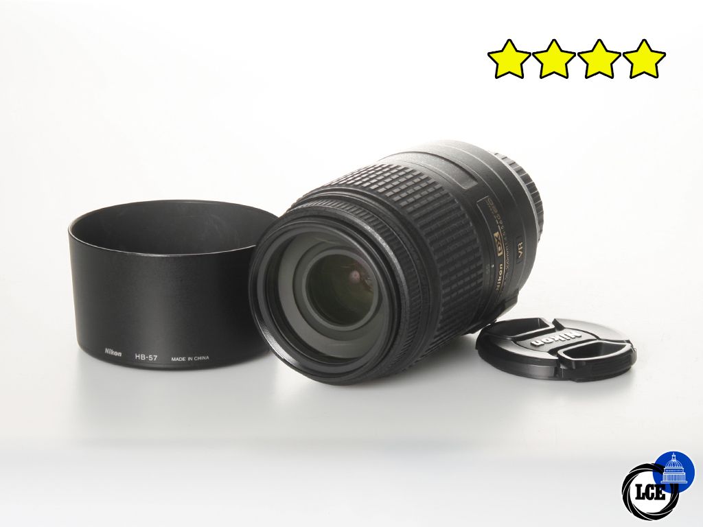 Nikon 55-300mm f4.5-5.6 G ED VR DX AF-S (with Hood)