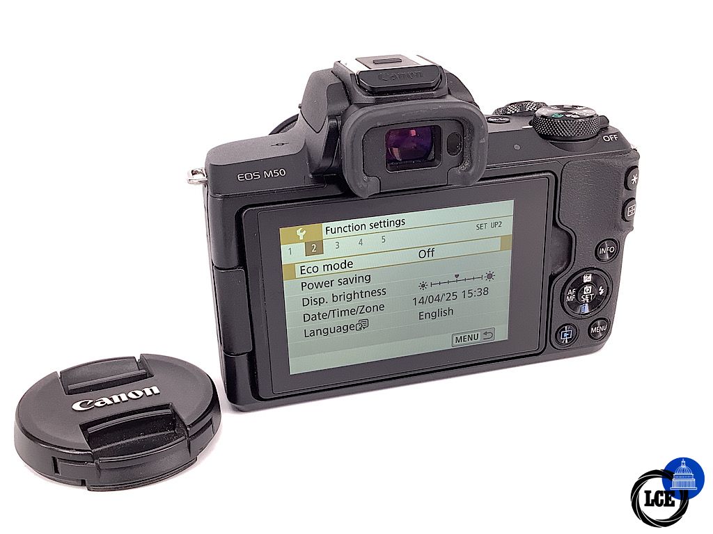 Canon M50 + EF-M 15-45mm F3.5-6.3 IS STM *shutter <1k*