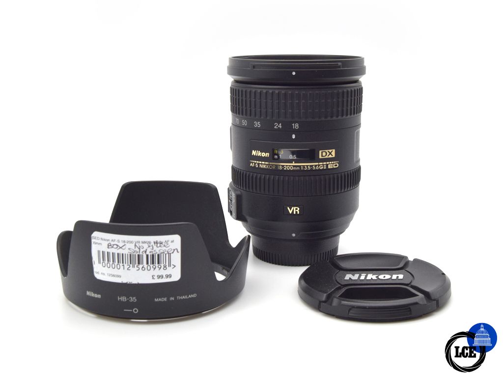 Nikon AF-S 18-200mm VR MKII (faulty AF at 200mm - No Warranty)