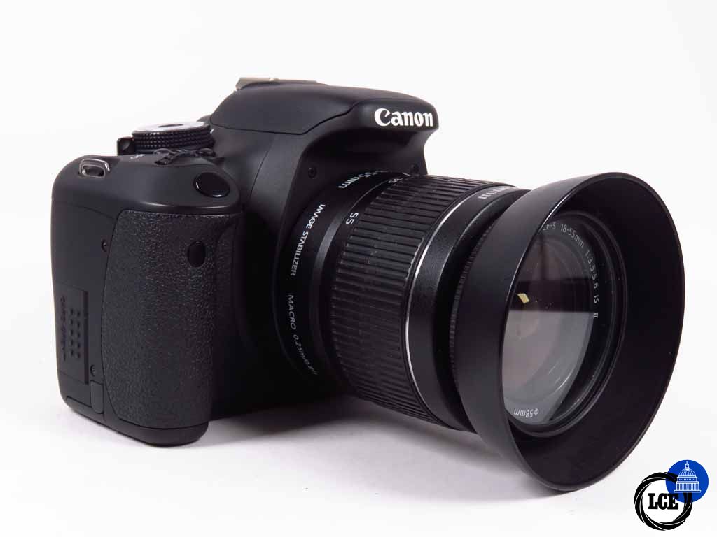 Canon EOS 600D c/w 18-55mm