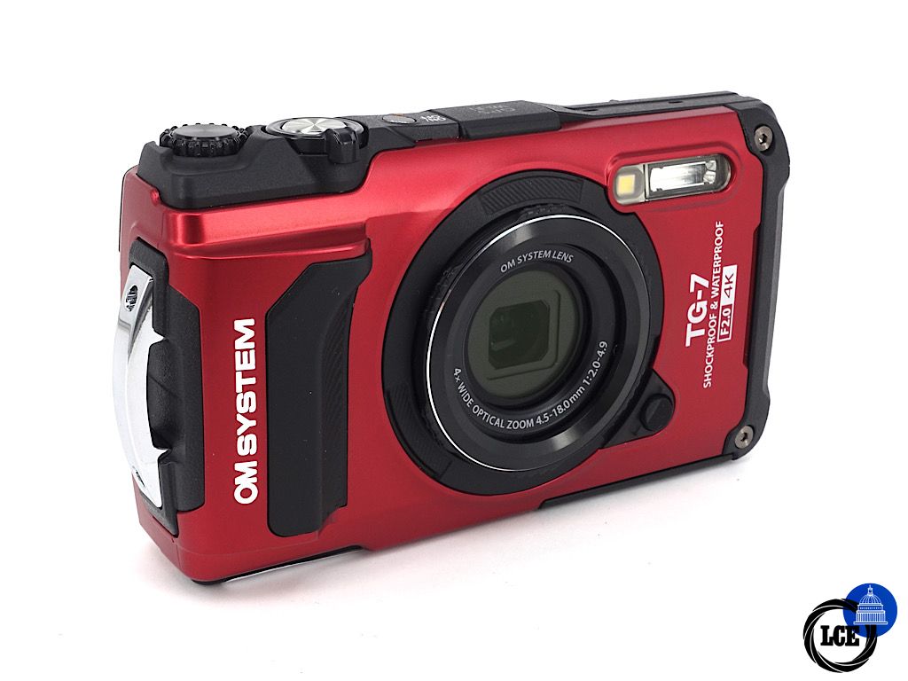 OM SYSTEM Tough TG-7 Red - Boxed | 5*