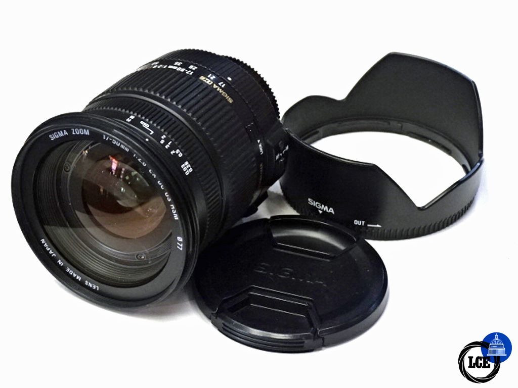 Sigma DC 17-50mm f/2.8 EX HSM NAF
