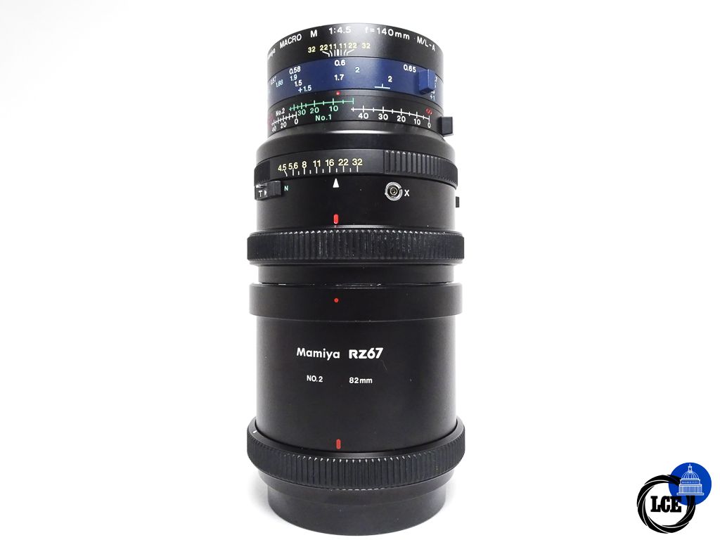Mamiya RZ67 140mm f/4.5 Macro + Ext Tube No.2