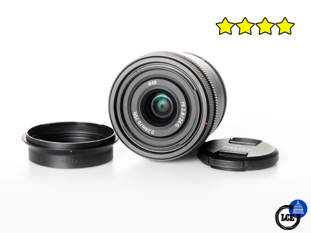 Sony FE 24mm f2.8 G (BOXED) with Hood