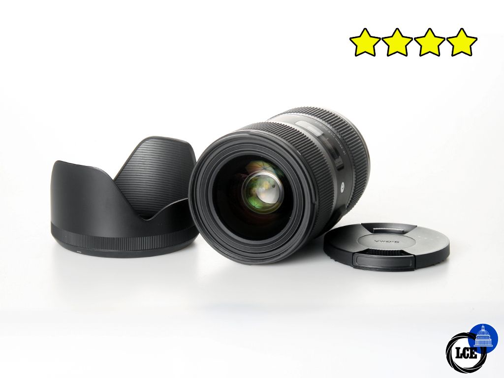 Sigma 18-35mm F1.8 DC HSM Art - Nikon Fit (BOXED) with Hood