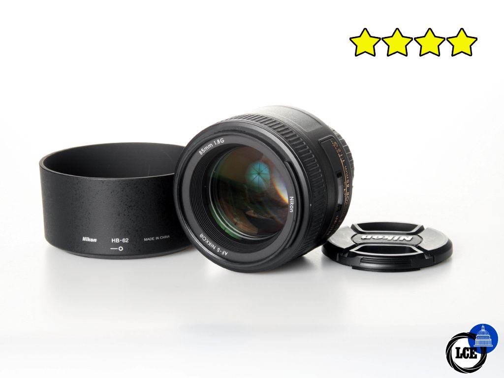 Nikon 85mm f1.8 G AF-S (BOXED) with Hood