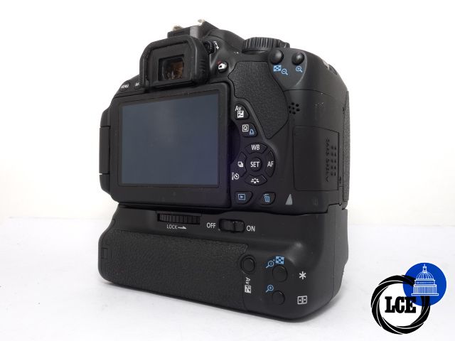 Canon EOS 650D + BG-E8 + 18-55mm IS II
