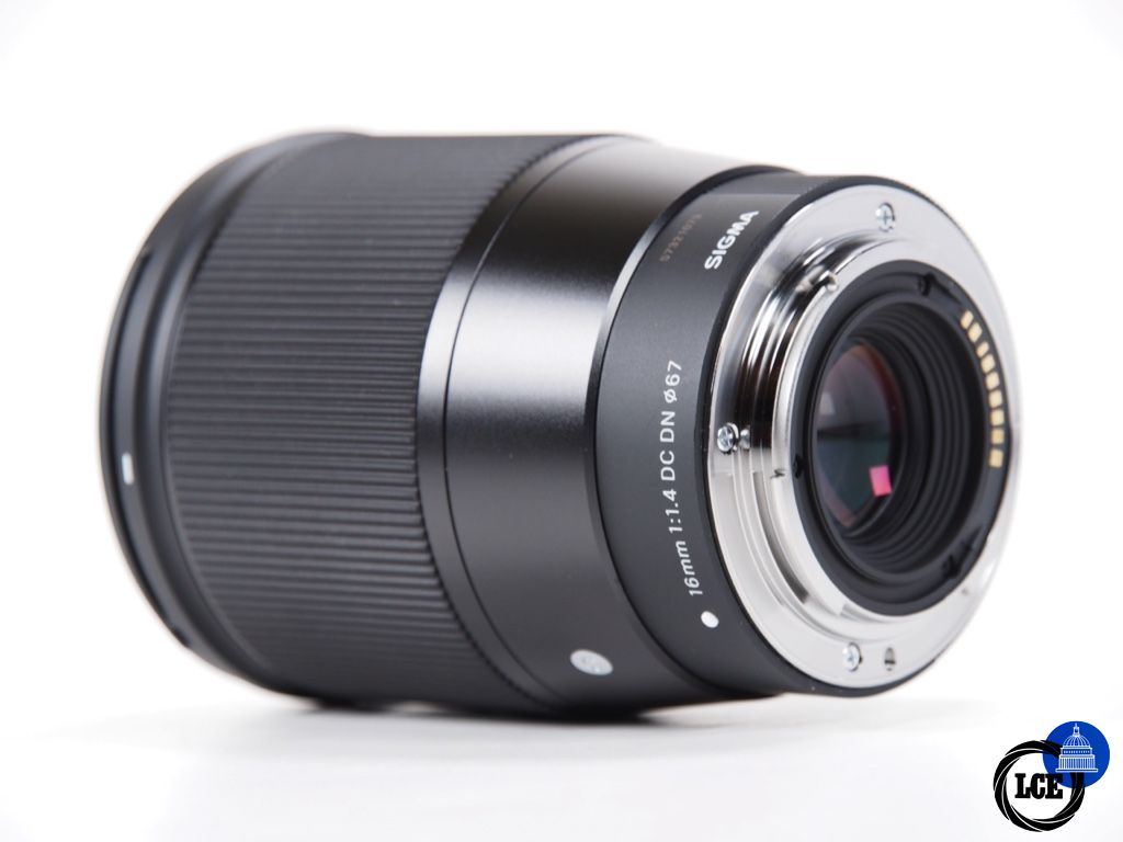 Sigma 16mm F1.4 DC DN, Canon EF-M