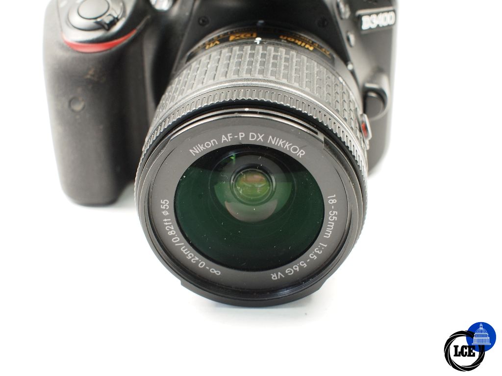 Nikon D3400 + 18-55mm AF-P VR shutter count 4942