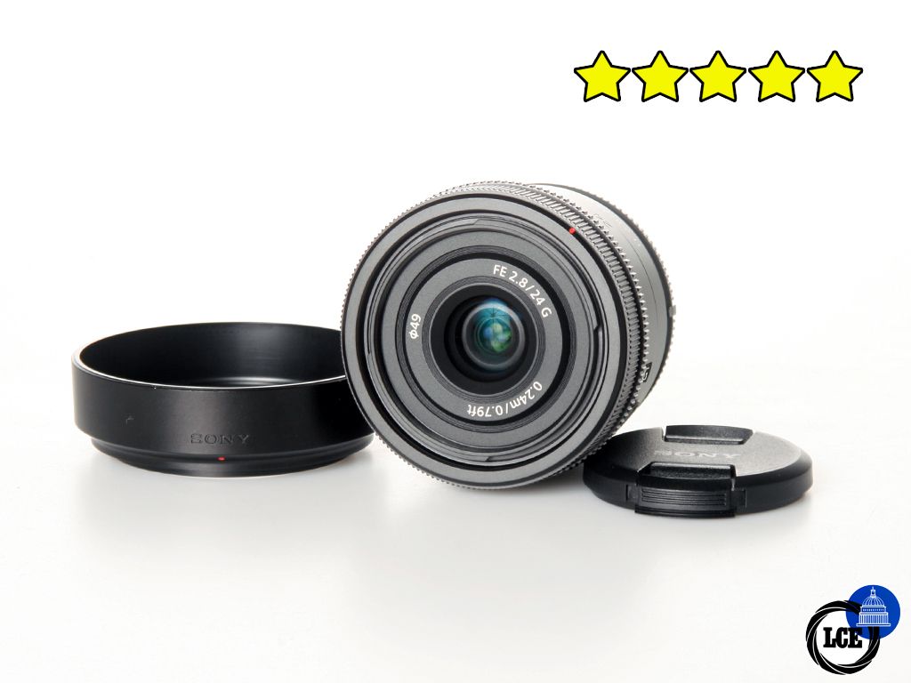 Sony FE 24mm f2.8 G (BOXED) with Hood