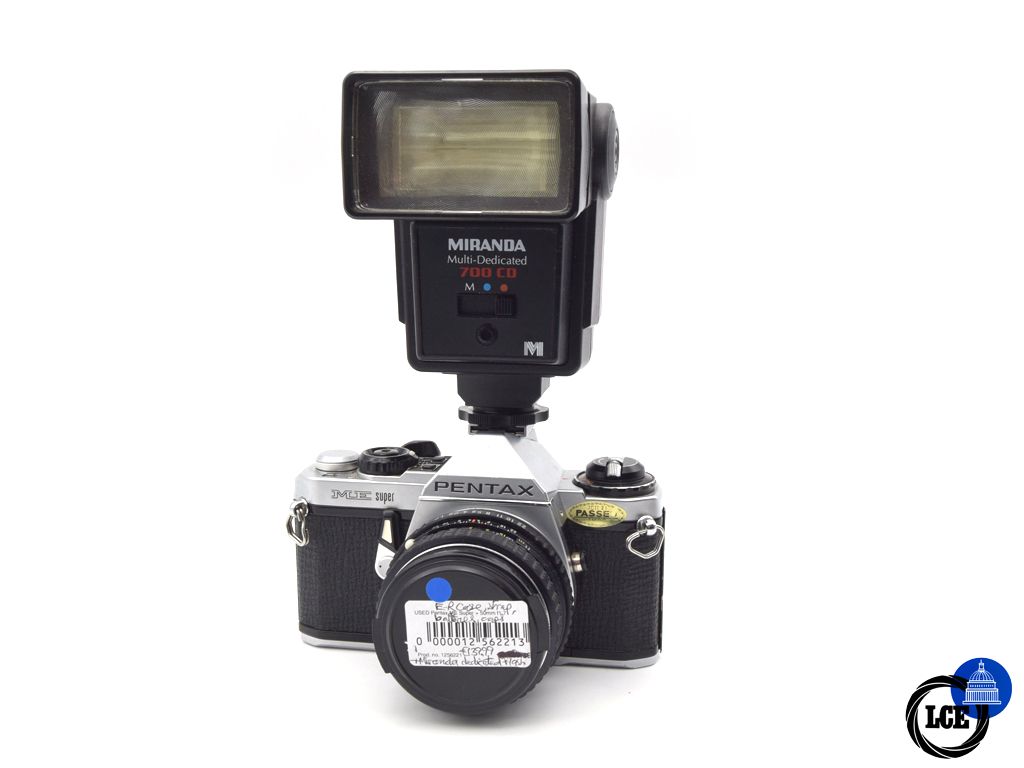 Pentax ME Super + 50mm f/1.7 + Miranda Dedicated Flash