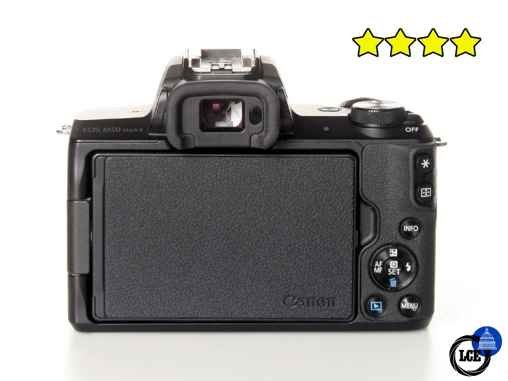 Canon EOS M50 Mk II+15-45mm (BOXED) Shutter Count <7k