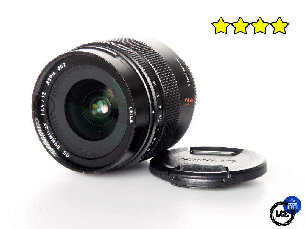 Panasonic Leica DG 12mm f1.4 Summilux ASPH