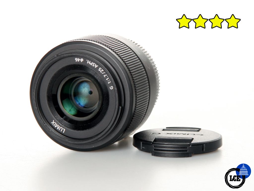 Panasonic 25mm f1.7 G Asph. Micro 4/3rds Fit 