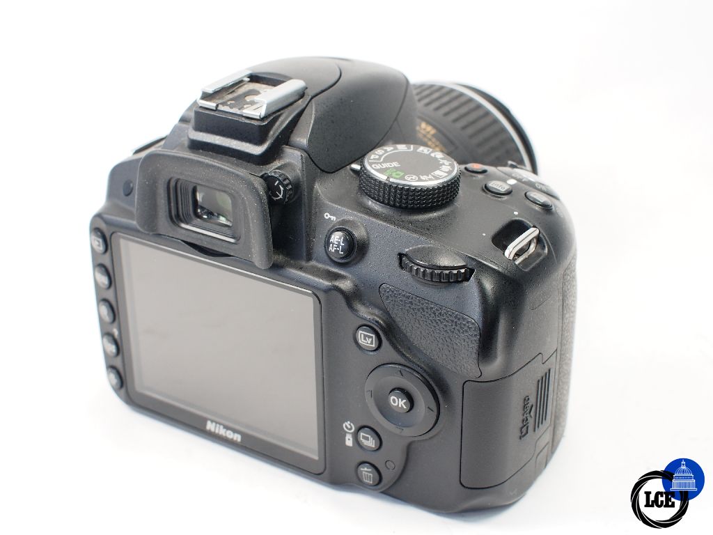 Nikon D3200 with 18-55mm f3.5-5.6GII AF-S VR