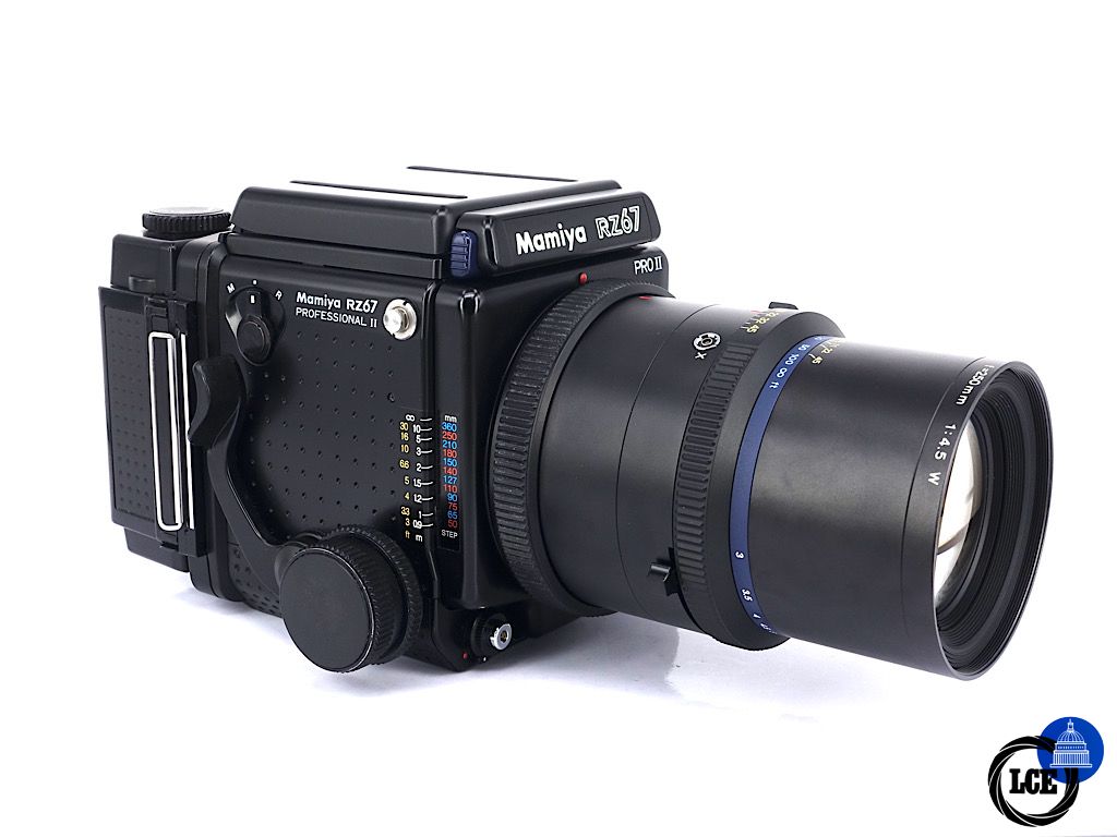 Mamiya RZ67 PRO II + 250mm F4.5 W + 120 Back + WLF | 5*