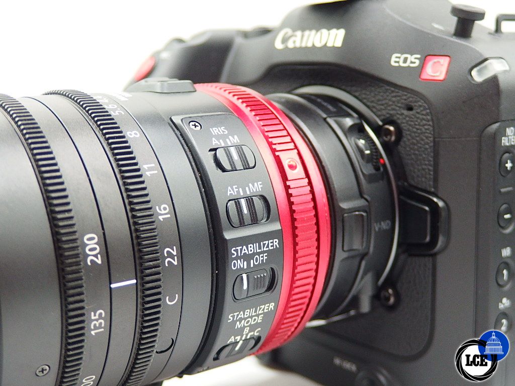 Canon EOS C70 with CN-E 70-200mm T4.4