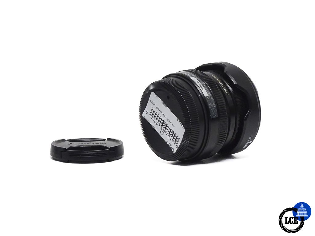 FujiFilm XF 16mm f/2.8 R WR lens.