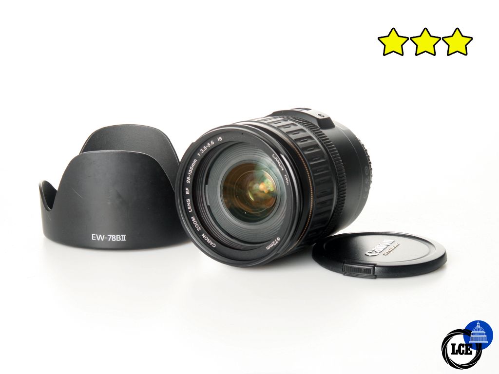 Canon EF 28-135mm f3.5-5.6 IS USM (with Hood)