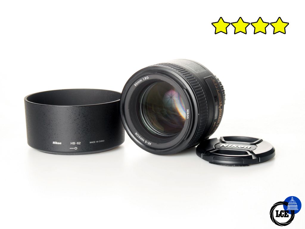 Nikon 85mm f1.8 G AF-S (with Hood)