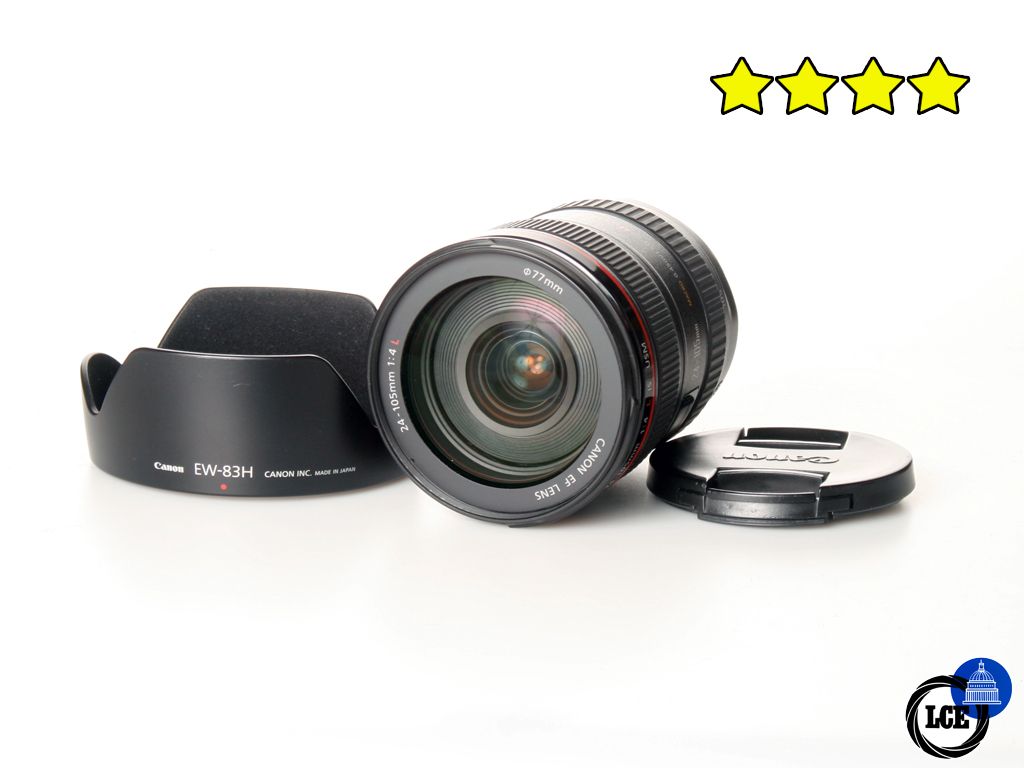 Canon EF 24-105mm f4 L IS USM (with Hood)