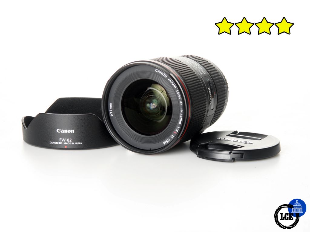Canon EF 16-35mm f/4 L IS USM (with Hood)