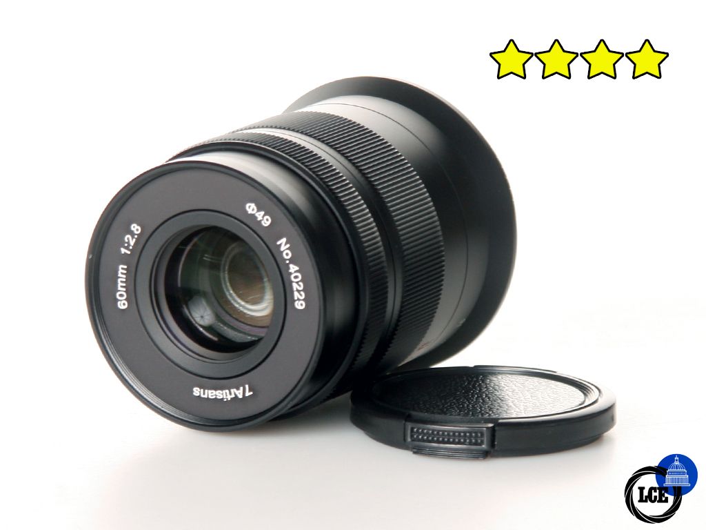 7Artisans 60mm f2.8 Macro - Micro 4/3rds Fit (Manual Focus)