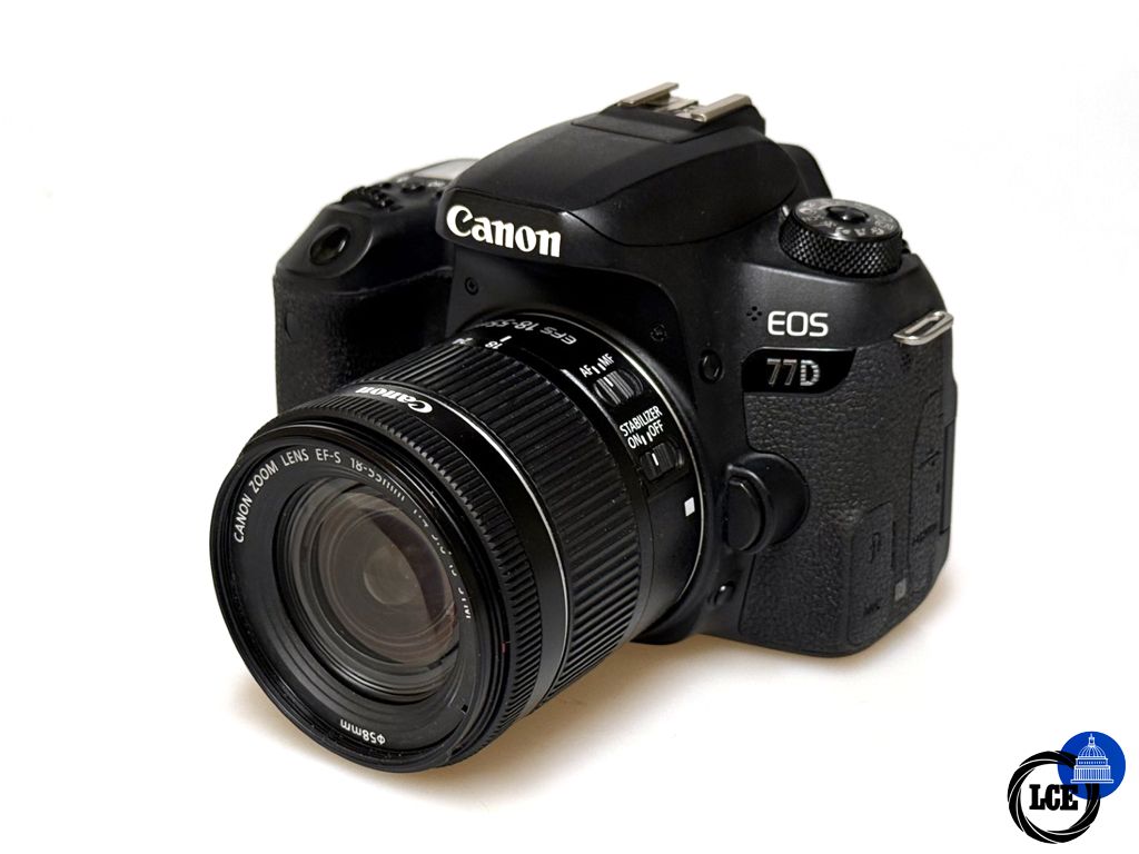 Canon EOS 77D + 18-55mm F4-5.6  IS STM 